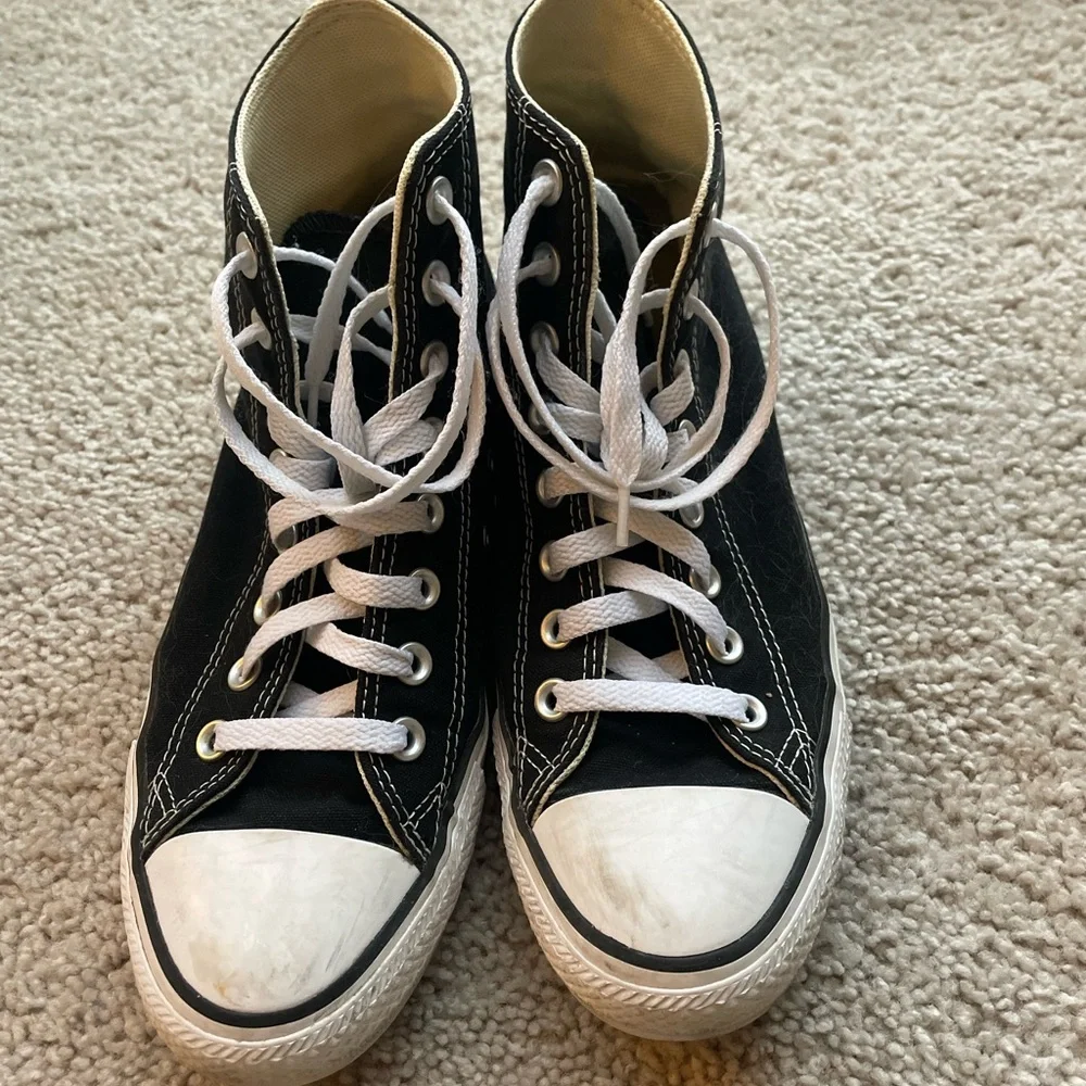Converse Black High-Top Sneakers - Picture 3 of 10